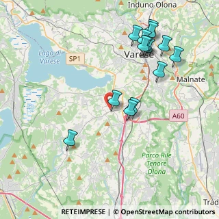 Mappa Via Acquadro, 21040 Azzate VA, Italia (4.33214)
