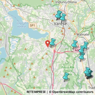Mappa Via Acquadro, 21040 Azzate VA, Italia (6.52929)