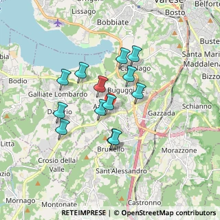 Mappa Via Acquadro, 21040 Azzate VA, Italia (1.41154)