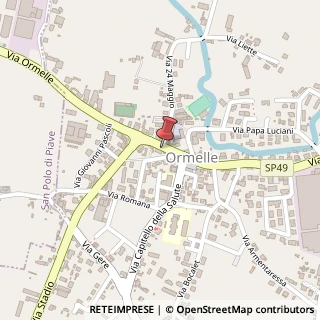 Mappa Via Roma, 26, 31024 Ormelle, Treviso (Veneto)