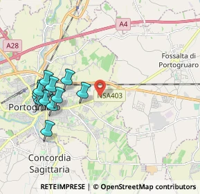 Mappa Via A. Canaletto, 30026 Portogruaro VE, Italia (2.11083)