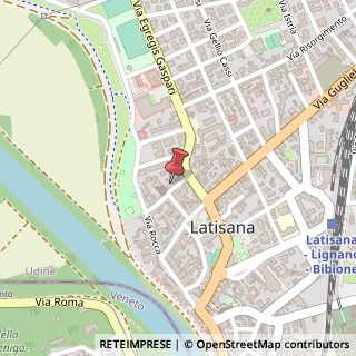 Mappa Via Antonio Gaspari, 5, 33053 Latisana, Udine (Friuli-Venezia Giulia)