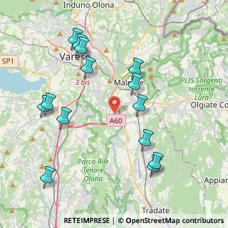 Mappa Via Battisti Cesare, 21040 Lozza VA, Italia (4.46071)