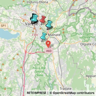 Mappa Via Battisti Cesare, 21040 Lozza VA, Italia (4.52235)