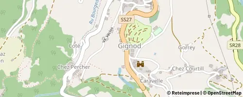 Mappa Gignod