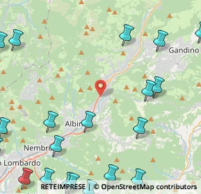 Mappa Viale Michelangelo, 24021 Albino BG, Italia (6.73)