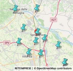 Mappa Piazzetta Alcide De Gasperi, 31027 Spresiano TV, Italia (4.62833)