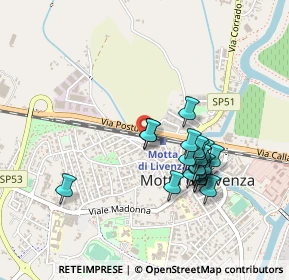 Mappa Via Piave, 31045 Motta di Livenza TV, Italia (0.405)