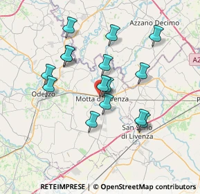 Mappa Via Piave, 31045 Motta di Livenza TV, Italia (6.36)