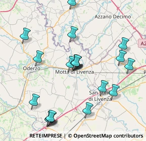 Mappa Via Piave, 31045 Motta di Livenza TV, Italia (8.2455)