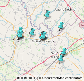 Mappa Via Piave, 31045 Motta di Livenza TV, Italia (6.45846)