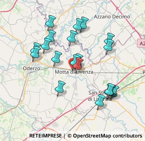 Mappa Via Piave, 31045 Motta di Livenza TV, Italia (7.0055)