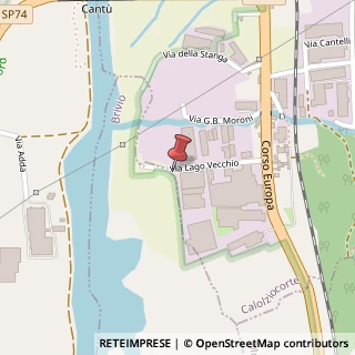 Mappa Via Lago Vecchio, 20, 23801 Calolziocorte, Lecco (Lombardia)