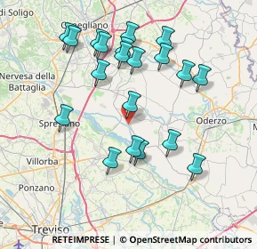 Mappa Via Lungo Piave Inferiore, 31010 Cimadolmo TV, Italia (7.5)