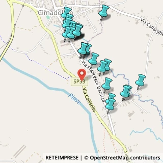 Mappa Via Lungo Piave Inferiore, 31010 Cimadolmo TV, Italia (0.51071)