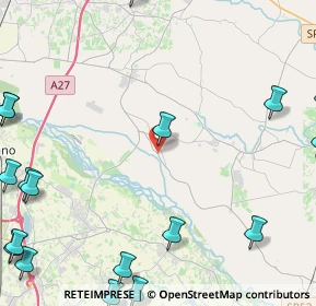 Mappa Via Lungo Piave Inferiore, 31010 Cimadolmo TV, Italia (7.2285)