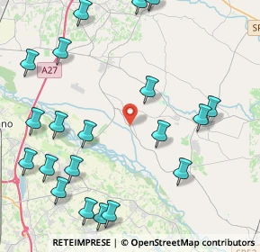 Mappa Via Lungo Piave Inferiore, 31010 Cimadolmo TV, Italia (5.334)