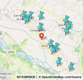 Mappa Via Lungo Piave Inferiore, 31010 Cimadolmo TV, Italia (2.16308)
