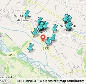 Mappa Via Lungo Piave Inferiore, 31010 Cimadolmo TV, Italia (1.541)