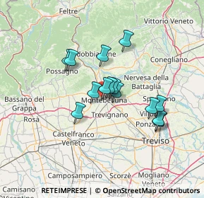 Mappa Via Fontebasso, 31044 Montebelluna TV, Italia (10.37071)