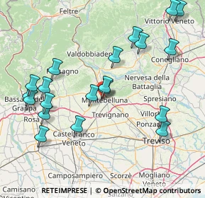Mappa Via Fontebasso, 31044 Montebelluna TV, Italia (17.792)