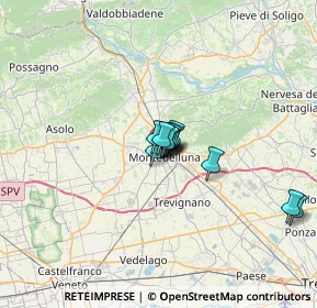 Mappa Via Fontebasso, 31044 Montebelluna TV, Italia (3.40917)