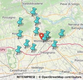 Mappa Via Fontebasso, 31044 Montebelluna TV, Italia (5.89615)