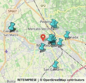 Mappa Via Fontebasso, 31044 Montebelluna TV, Italia (1.67563)
