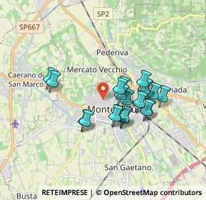 Mappa Via Fontebasso, 31044 Montebelluna TV, Italia (1.3625)