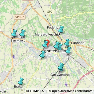 Mappa Via Monte Civetta, 31044 Montebelluna TV, Italia (2.015)