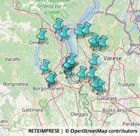 Mappa Via Val Castellana, 21021 Angera VA, Italia (11.085)