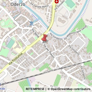 Mappa Via Spine, 26/D, 31046 Oderzo, Treviso (Veneto)