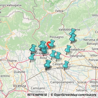 Mappa Via della Vittoria, 36065 Mussolente VI, Italia (11.38421)