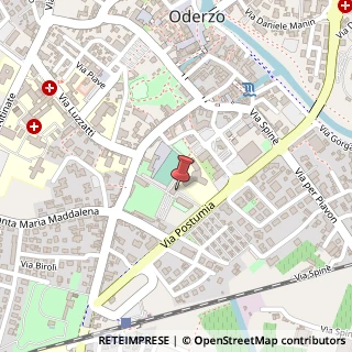 Mappa Via Postumia Primo Tronco, 6, 31046 Oderzo, Treviso (Veneto)