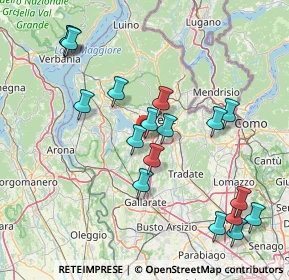 Mappa Via Cottalorda, 21022 Azzate VA, Italia (16.77889)