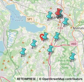 Mappa Via Cottalorda, 21022 Azzate VA, Italia (3.87182)