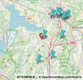 Mappa Via Cottalorda, 21022 Azzate VA, Italia (4.47636)