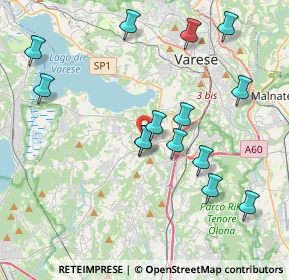 Mappa Via Cottalorda, 21022 Azzate VA, Italia (4.04071)