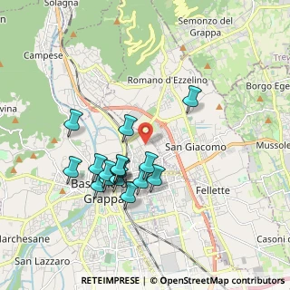 Mappa Via Santa Chiara, 36061 Bassano del Grappa VI, Italia (1.67813)