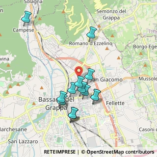 Mappa Via Santa Chiara, 36061 Bassano del Grappa VI, Italia (1.79714)