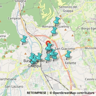 Mappa Via Santa Chiara, 36061 Bassano del Grappa VI, Italia (1.51308)