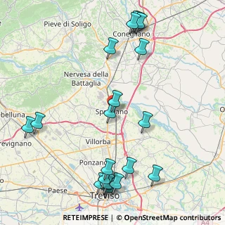 Mappa Piazzetta giustiniani, 31027 Treviso TV, Italia (10.4295)