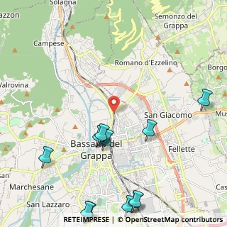 Mappa Via Sette Riviera Cà, 36061 Bassano del Grappa VI, Italia (2.85)
