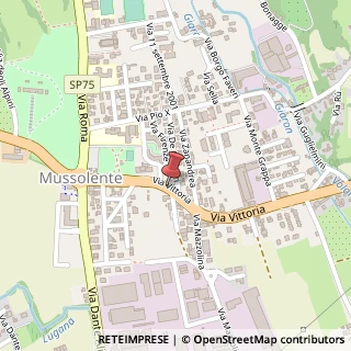Mappa Via vittoria 46/a, 36065 Mussolente, Vicenza (Veneto)