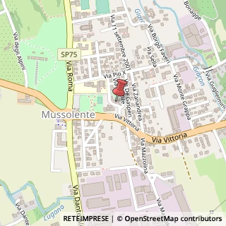 Mappa Via Firenze, 4, 36065 Mussolente, Vicenza (Veneto)
