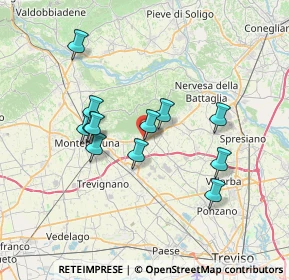 Mappa Via Capitania, 31040 Volpago del Montello TV, Italia (6.20917)