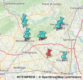 Mappa Via Capitania, 31040 Volpago del Montello TV, Italia (6.00615)