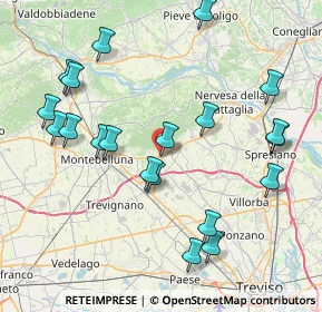 Mappa Via Capitania, 31040 Volpago del Montello TV, Italia (8.7435)