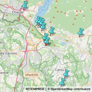 Mappa Piazza del Tricolore, 22100 Como CO, Italia (4.22909)