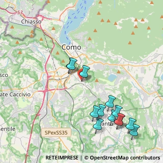 Mappa Piazza del Tricolore, 22100 Como CO, Italia (4.67692)